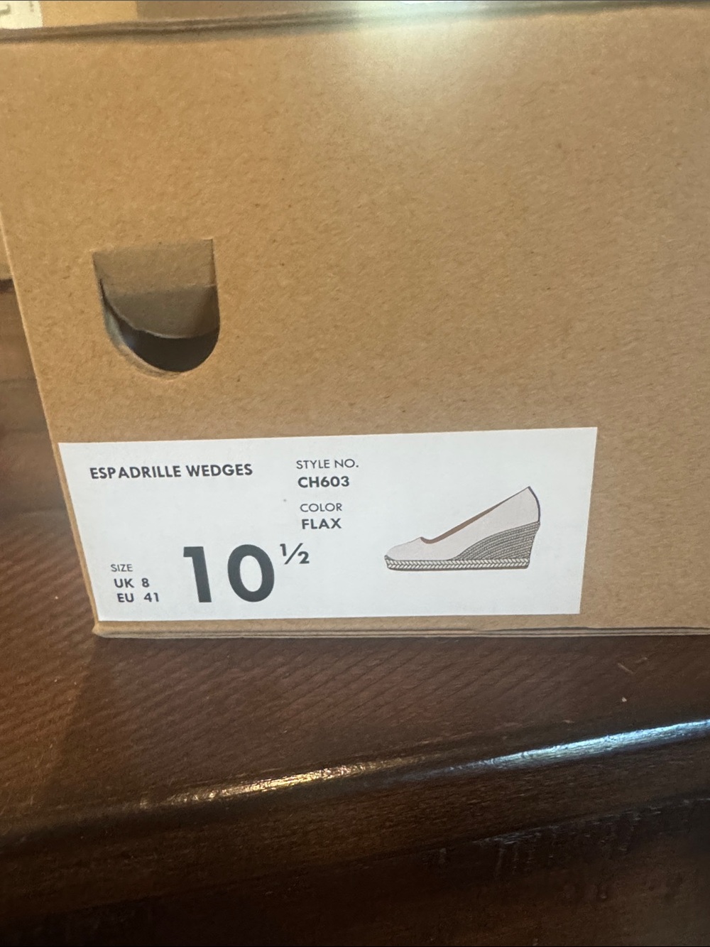 J. Crew Espadrille Wedge Flats in Flax